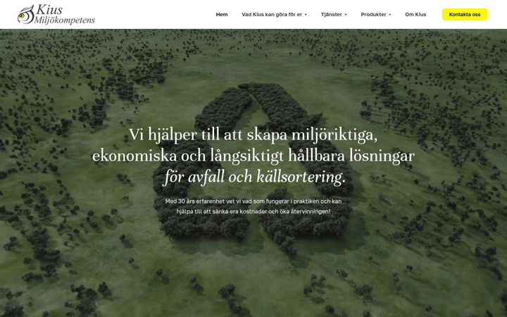 Zrzut ekranu kius.se