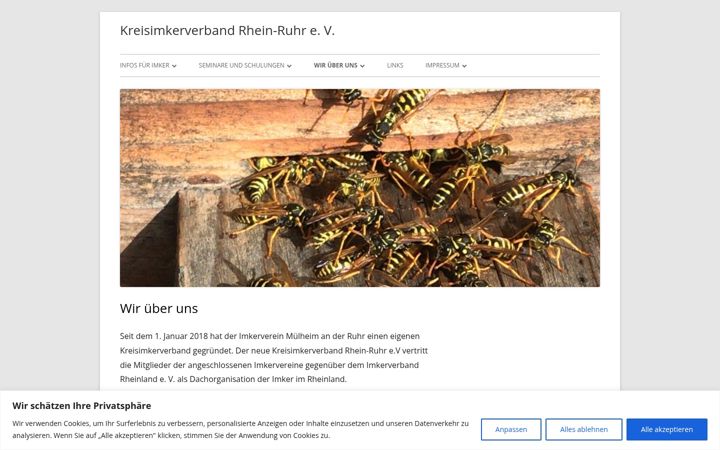 Screenshot of kiv-rhein-ruhr.com