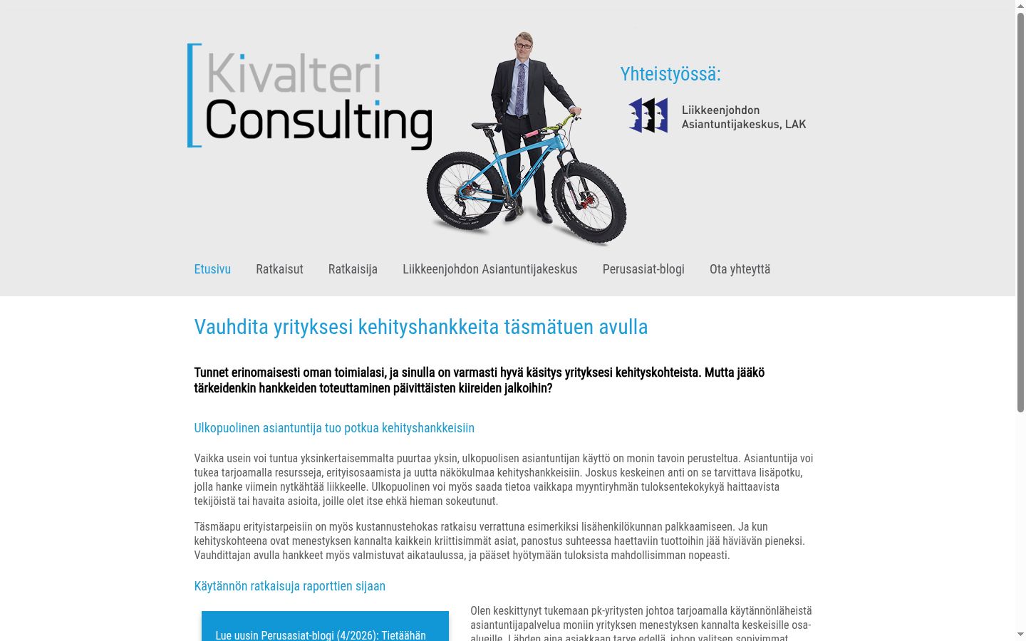 Kuvakaappaus suostumusbannerista, joka näytettiin ennen mitään vuorovaikutusta