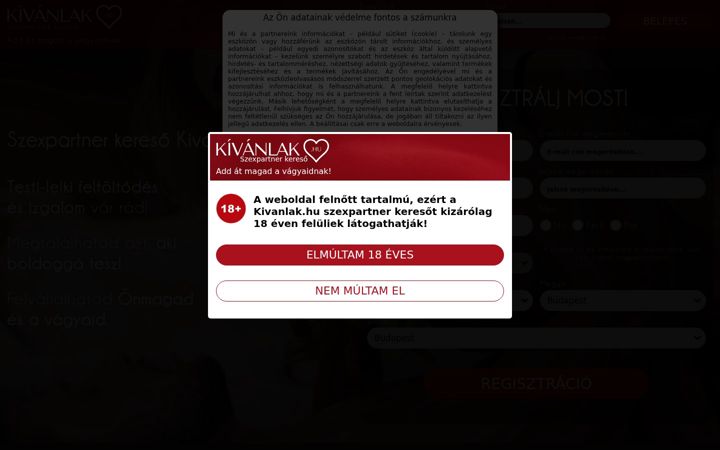 Screenshot of kivanlak.hu
