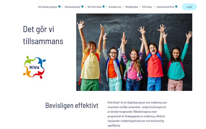 Screenshot of kivaskola.fi