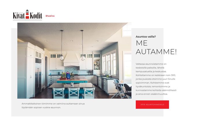 Screenshot of kivatkodit.fi