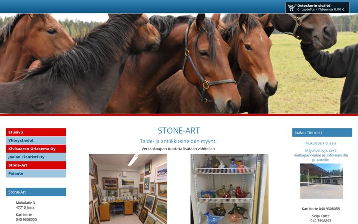 Screenshot of kivisaarenoriasema.com