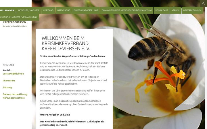 Screenshot of kivkv.de