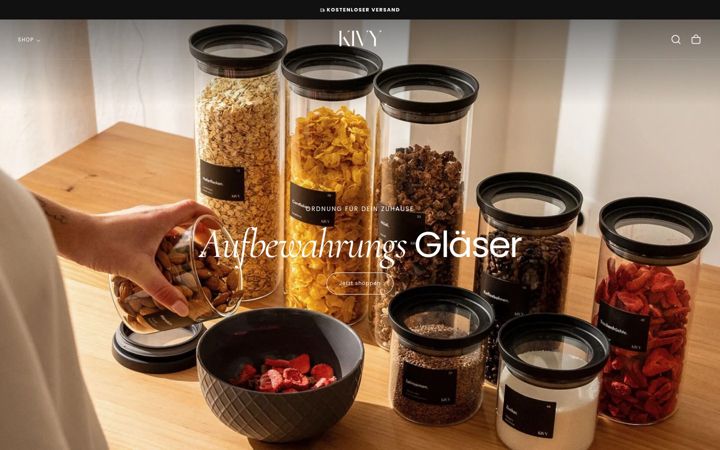 Screenshot of kivy.de