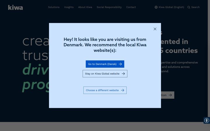 Screenshot of kiwa.com