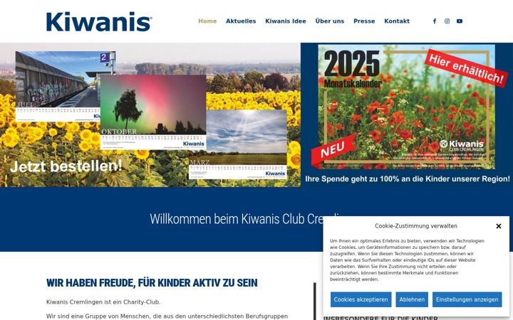 Screenshot of kiwanis-cremlingen.de