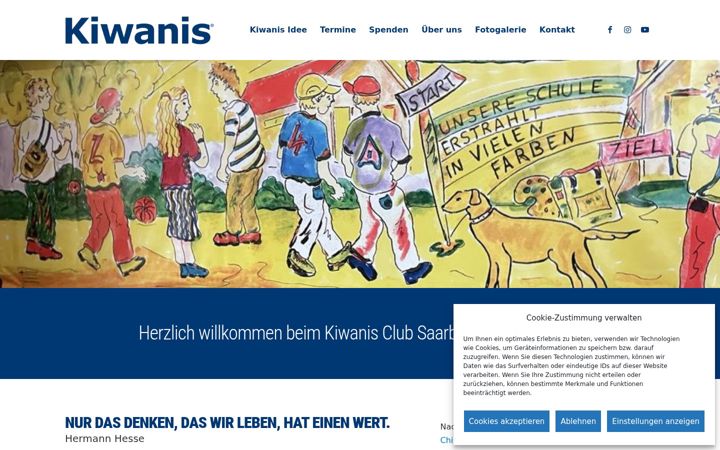 Screenshot of kiwanis-sb-stjohann.de