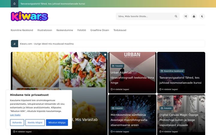 Screenshot of kiwars.com