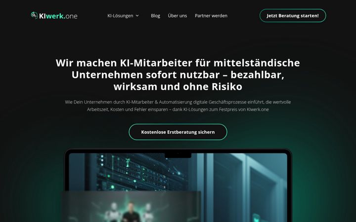 Екранна снимка на kiwerk.one