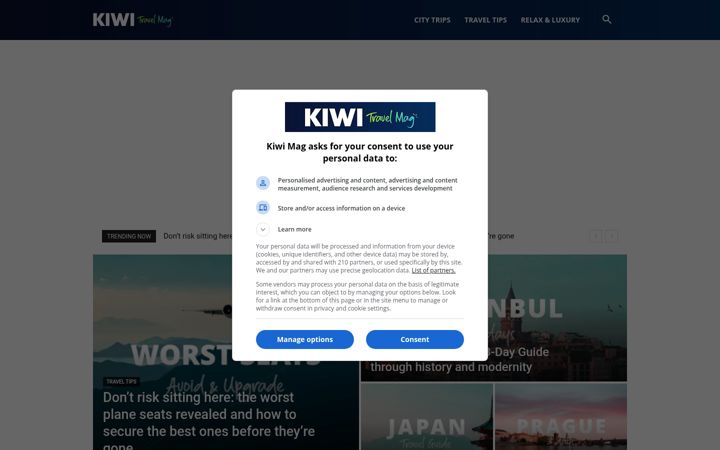 Zrzut ekranu kiwi-mag.com