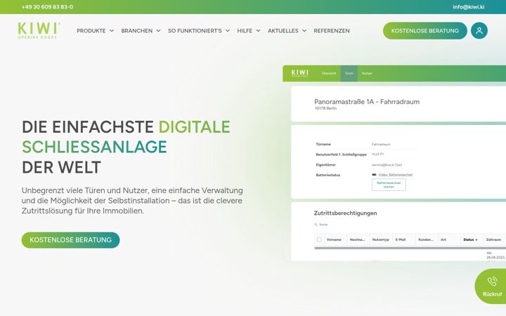 Screenshot of kiwi.ki