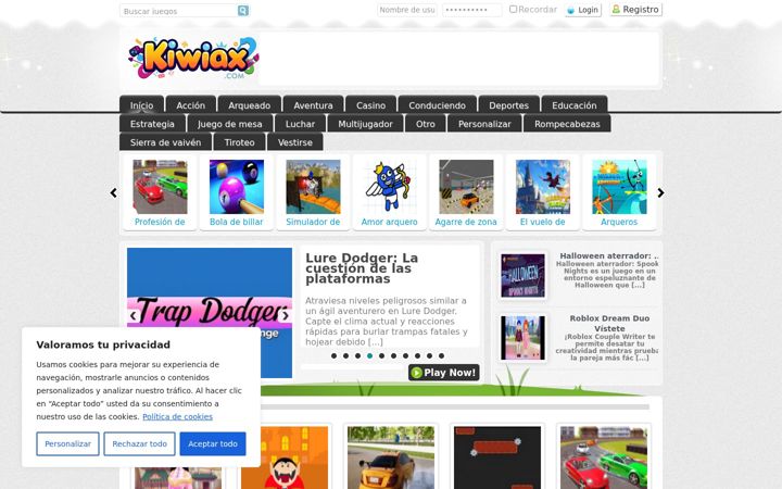Screenshot of kiwiax.com