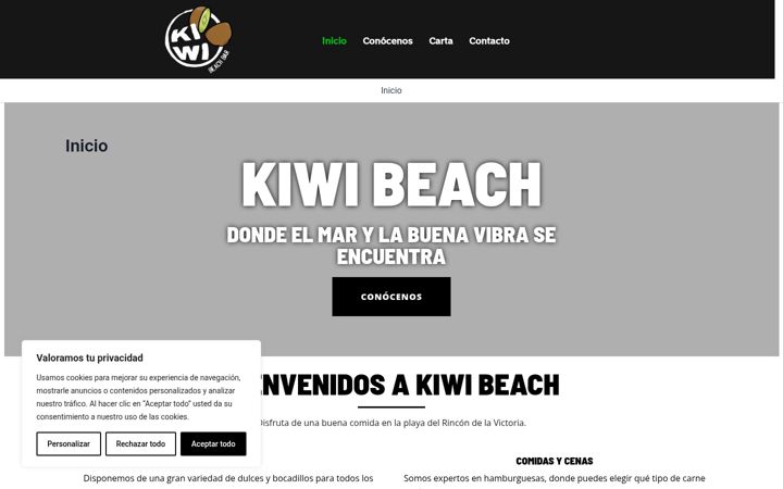 Screenshot of kiwibeach.es