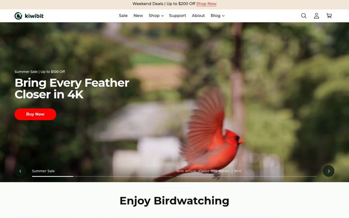 Screenshot of kiwibit.com