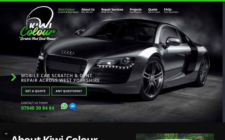 Screenshot of kiwicolour.co.uk