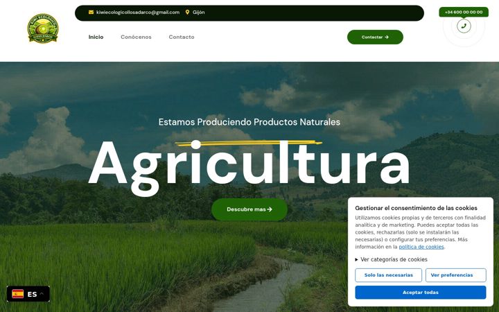 Screenshot of kiwiecologicollosadarco.com