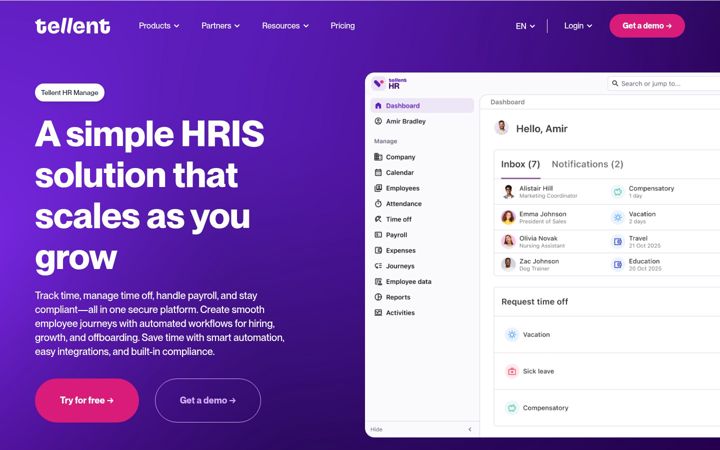 Screenshot of kiwihr.com