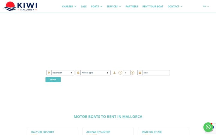 Screenshot of kiwimallorca.com