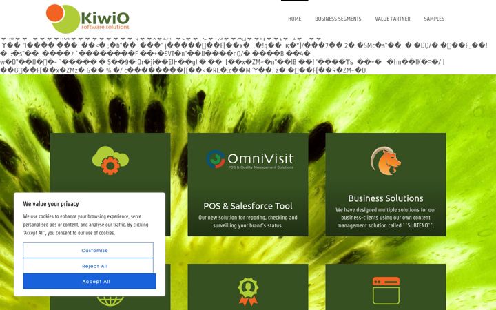 Screenshot of kiwio.biz