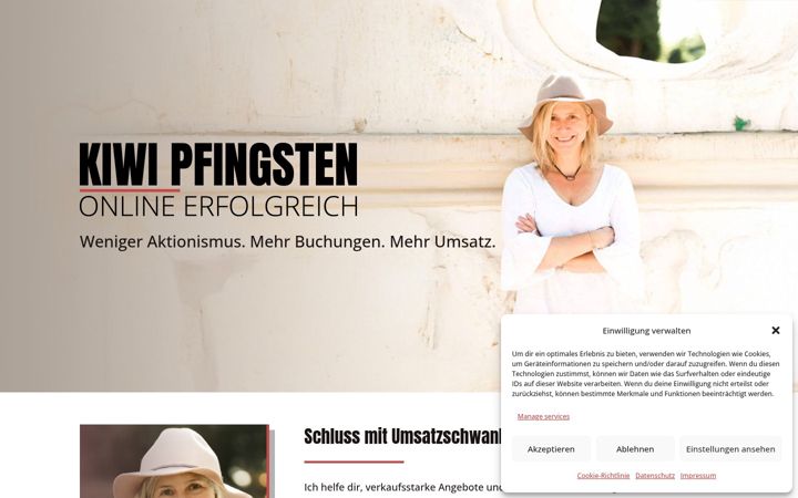 Screenshot of kiwipfingsten.com