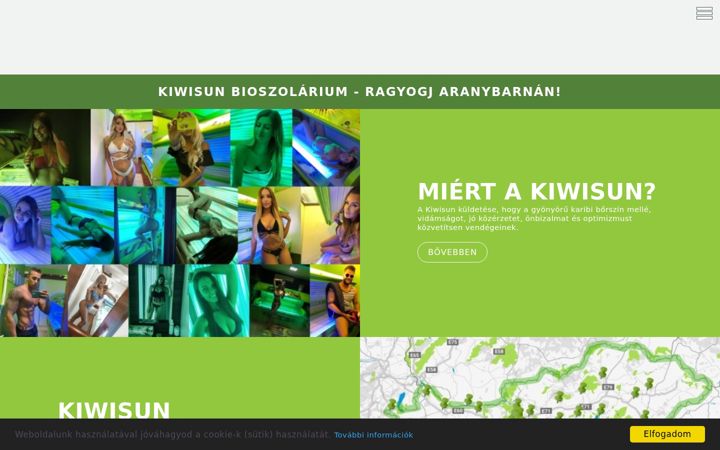 Screenshot of kiwisun.hu