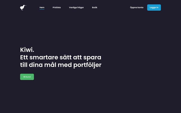Screenshot of kiwitrader.com