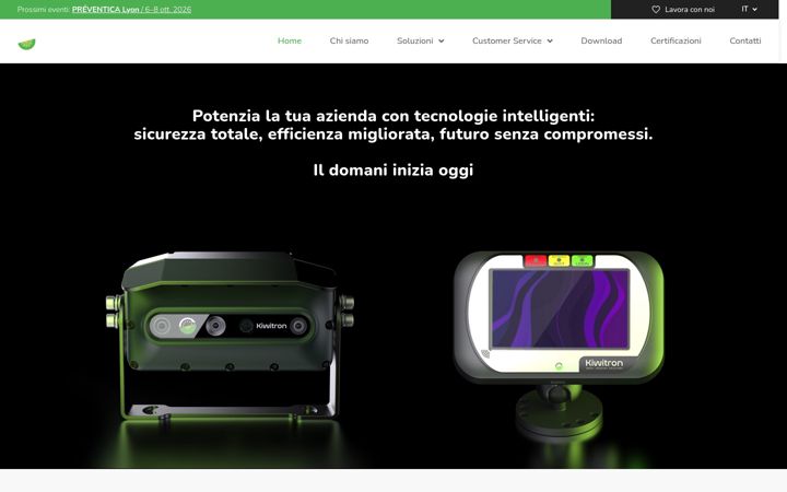 Captura de ecrã de kiwitron.com