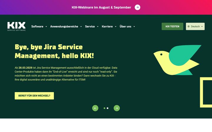 Screenshot of kixconf.com