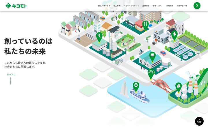 Skærmbillede af kiyomoto.co.jp