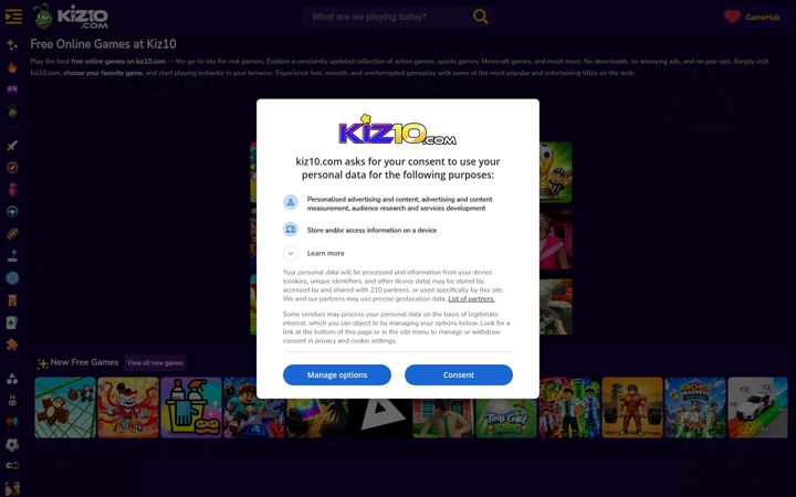 Skjermbilde av kiz10.com