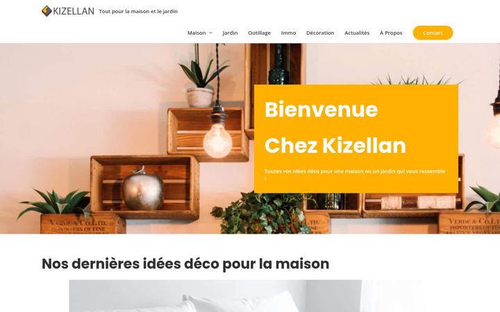 Screenshot of kizellan.fr