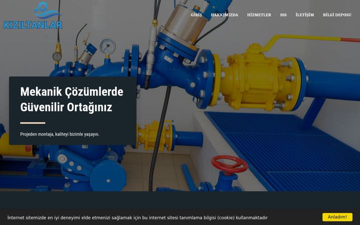 Screenshot of kiziltanlar.com