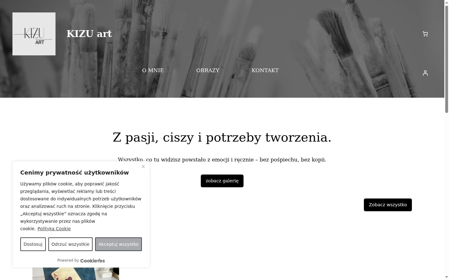Snímek obrazovky baneru souhlasu zobrazeného před jakoukoli interakcí