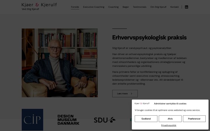Screenshot of kj-kj.dk