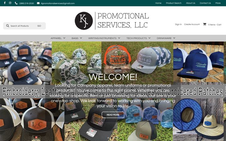 Screenshot of kj-promos.com