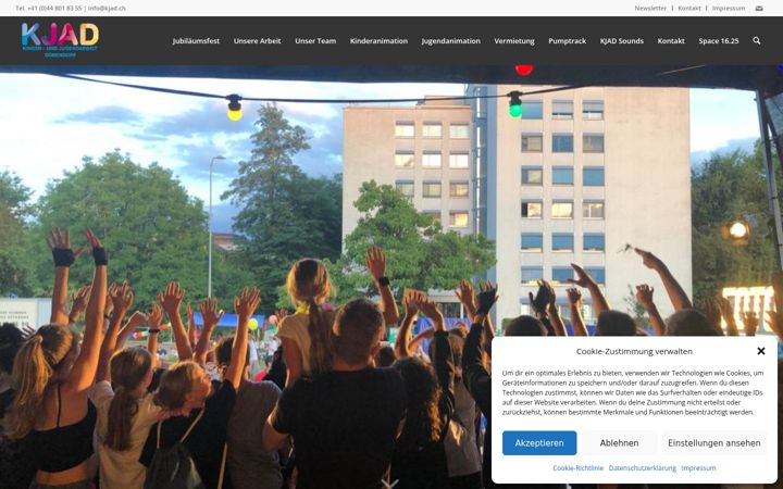 Screenshot of kjad.ch