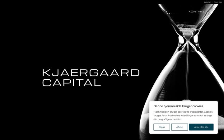 Screenshot of kjaergaard.capital