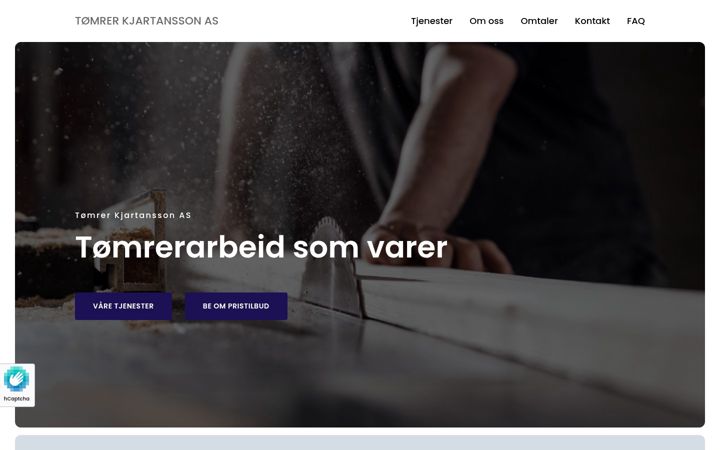 Screenshot of kjartansson.no