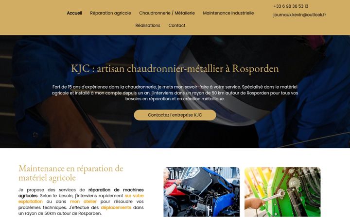 Screenshot of kjc29.fr