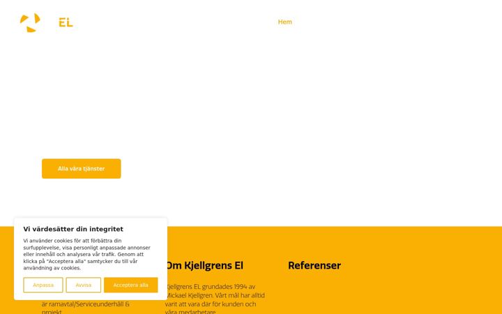 Screenshot of kjellgrensel.se