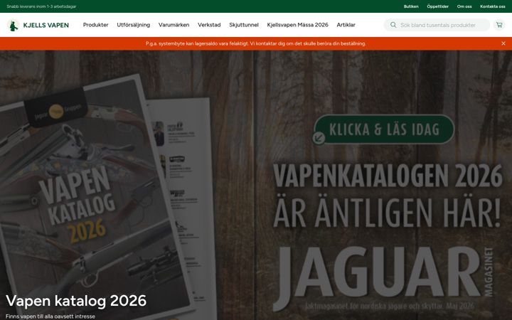 Snimka zaslona za kjellsvapen.se