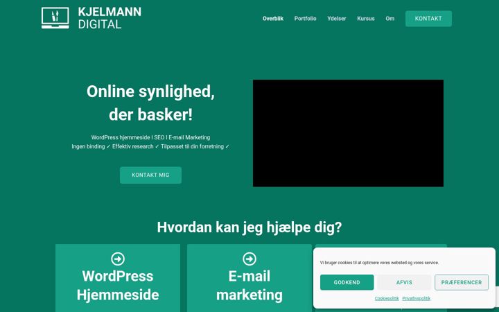 Screenshot of kjelmanndigital.dk