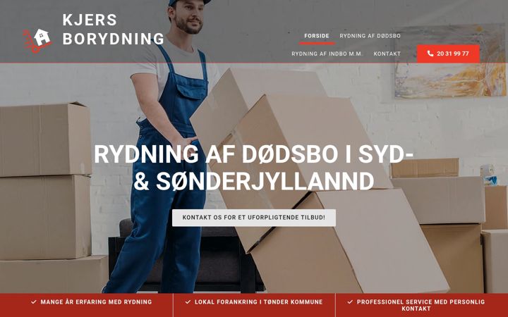 Screenshot of kjersborydning.dk