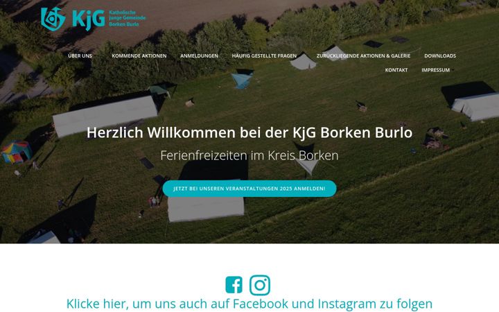 Screenshot of kjg-borkenburlo.de
