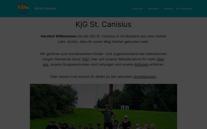 Screenshot of kjg-canisius.de