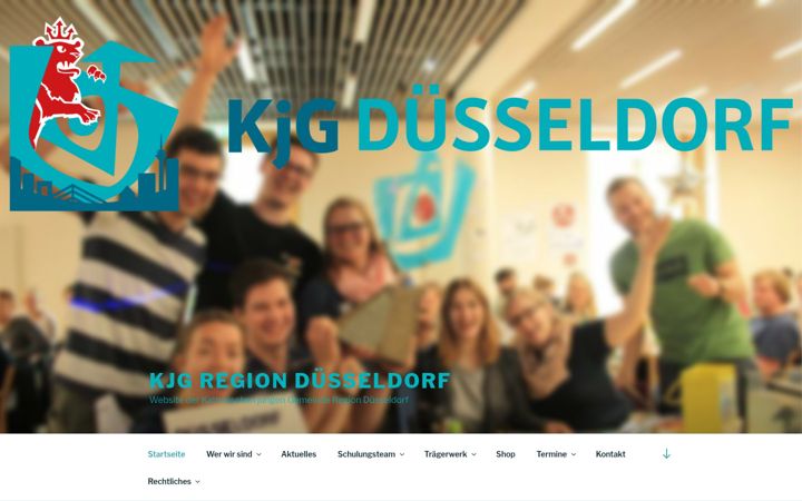 Screenshot of kjg-duesseldorf.de