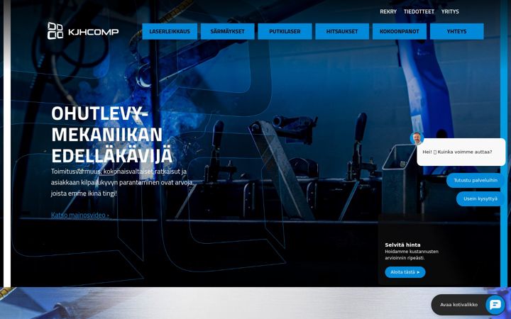 Screenshot of kjh-comp.fi