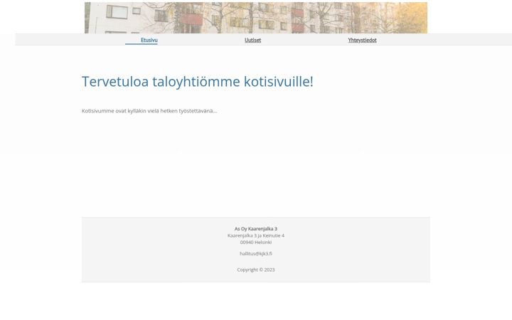 Screenshot of kjk3.fi