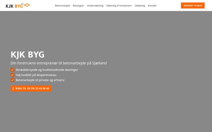 Screenshot of kjkbyg.dk